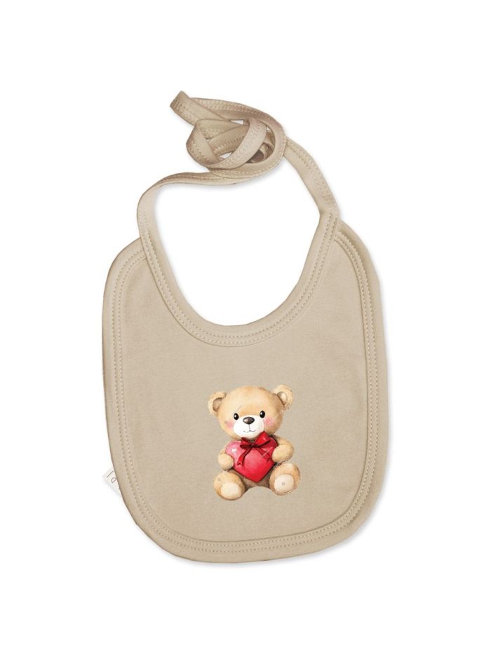 Children's bib TEDDY LOVE