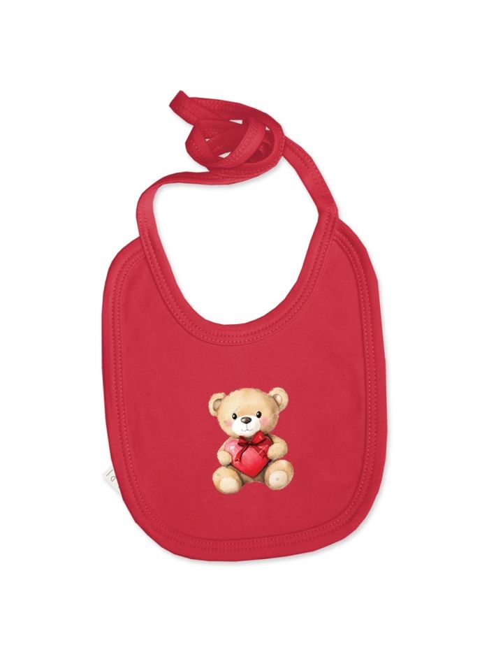 Children's bib TEDDY LOVE