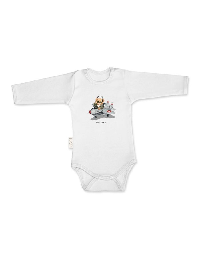 Children's long-sleeved bodysuits BORN TO FLY