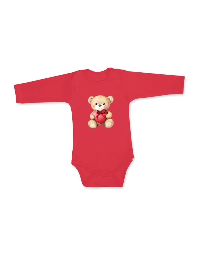 Children's long-sleeved bodysuits TEDDY LOVE