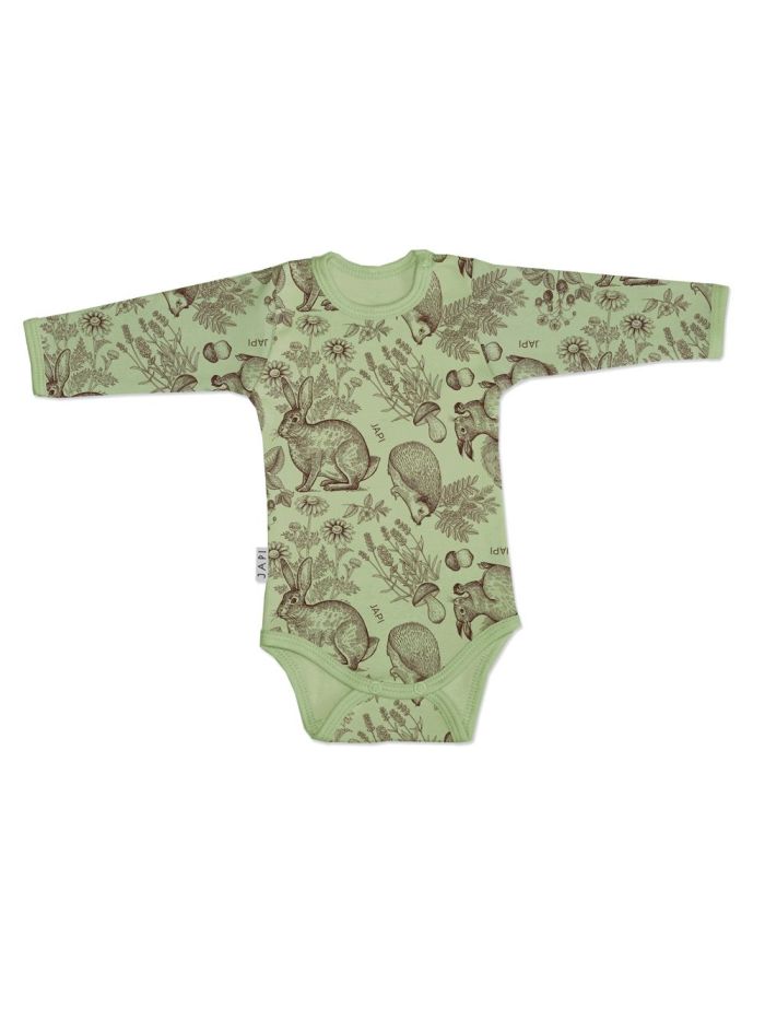 Children's long-sleeved bodysuits WOOD