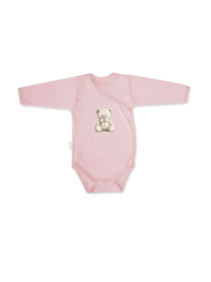 Children's long-sleeved wrap bodysuits LITTLE BEAR