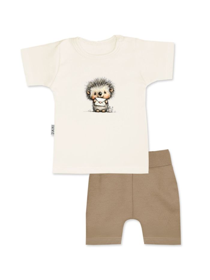 Children's set T-shirt + shorts LOVELY HEDGEHOG