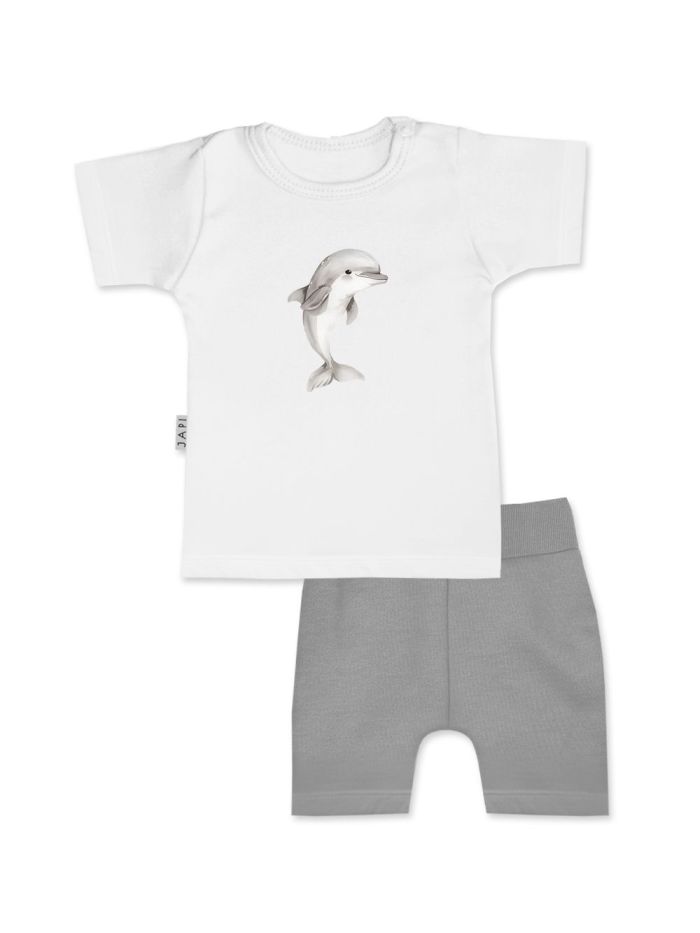 Children's set T-shirt + shorts SEA ANIMALS