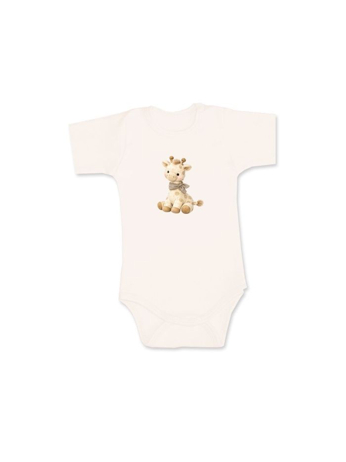 Children's short-sleeved bodysuits GIRAFFE