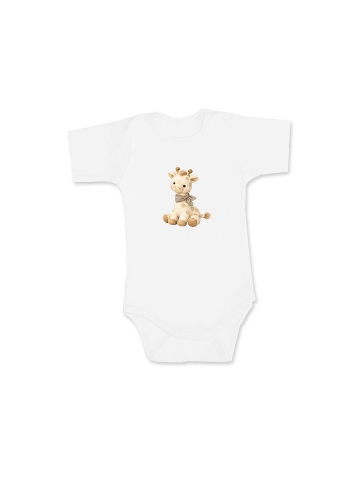 Children's short-sleeved bodysuits GIRAFFE