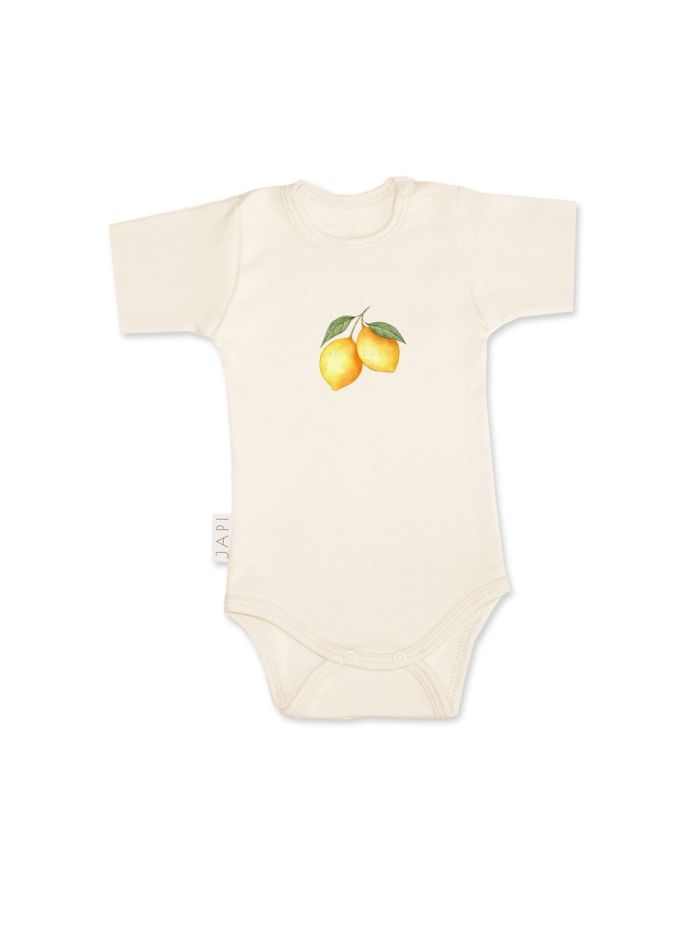 Children's short-sleeved bodysuits LEMONS