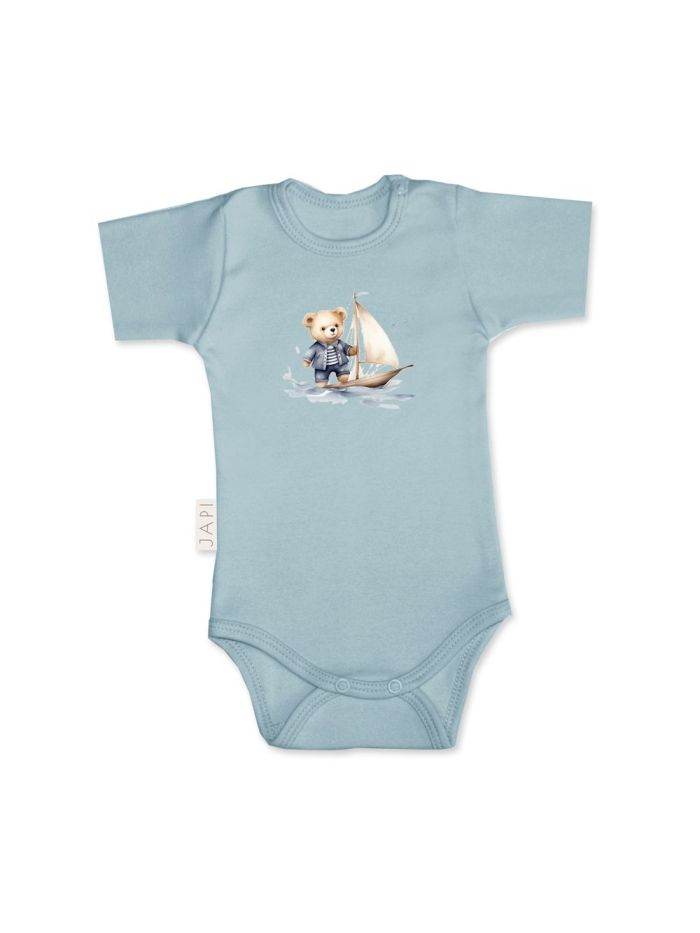 Children's short-sleeved bodysuits TEDDY CAPTAIN