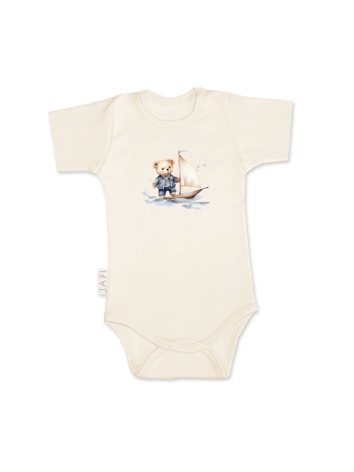 Children's short-sleeved bodysuits TEDDY CAPTAIN