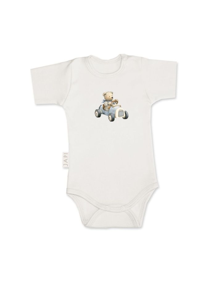 Children's short-sleeved bodysuits TEDDY CAR