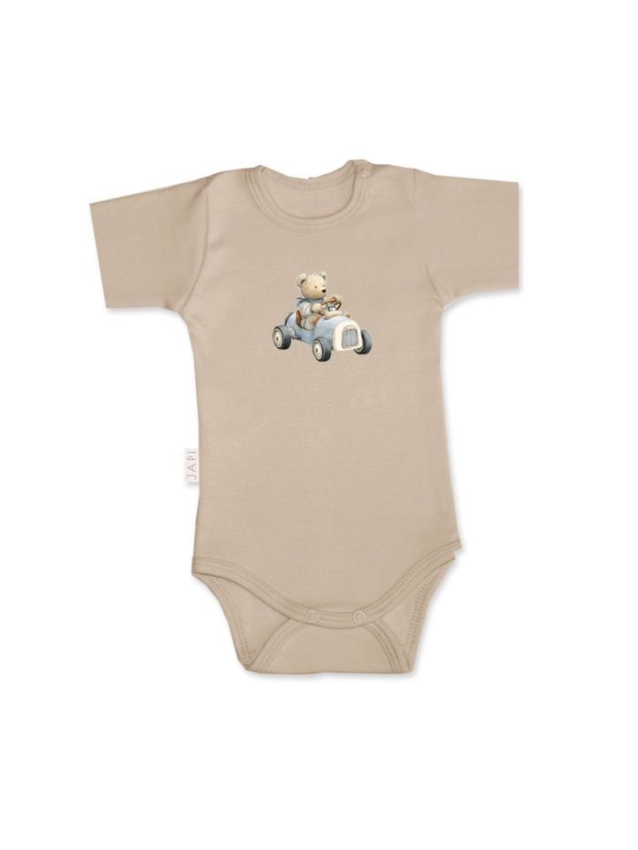 Children's short-sleeved bodysuits TEDDY CAR