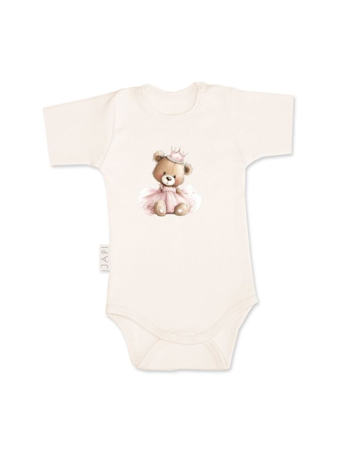 Children's short-sleeved bodysuits TEDDY PRINCESS