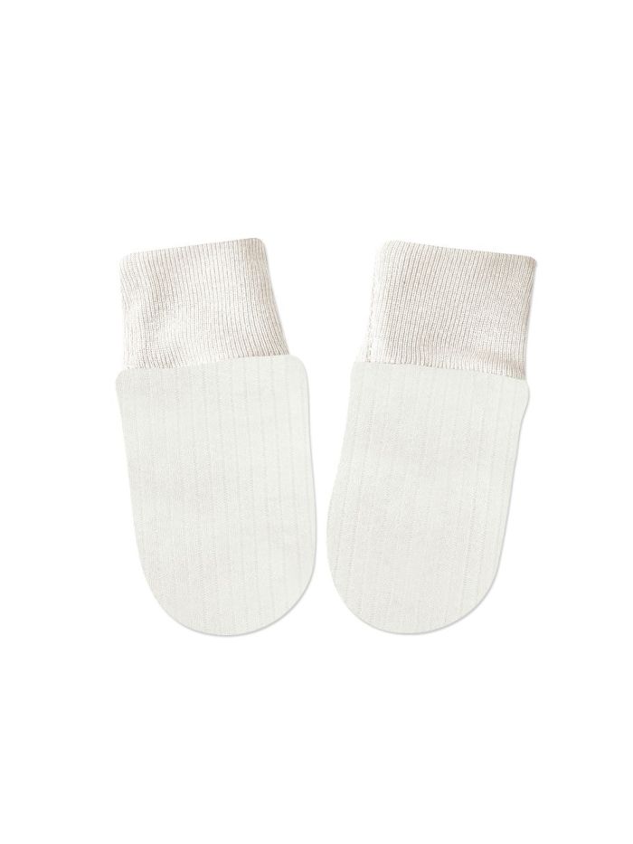 Cotton baby gloves CREAM