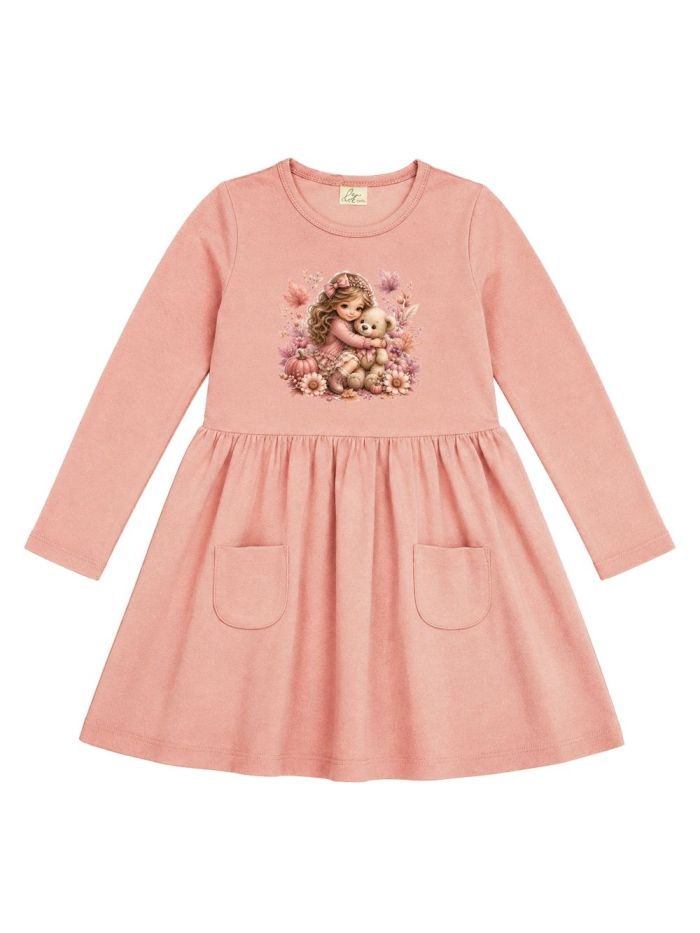 Girls'  LITTLE LOVE long-sleeved dress