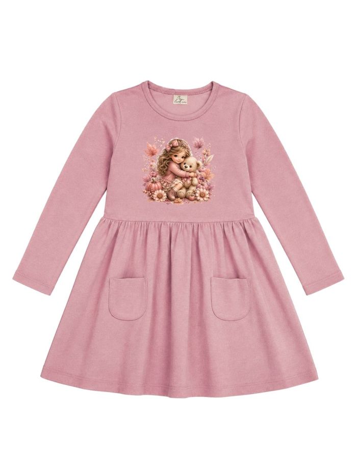 Girls'  LITTLE LOVE long-sleeved dress