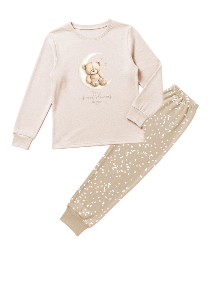 Girls' pajamas MOON TEDDY