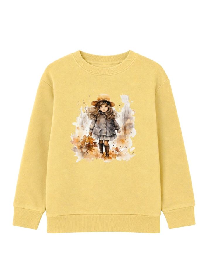 Girls' sweatshirt  AUTUMN TIME