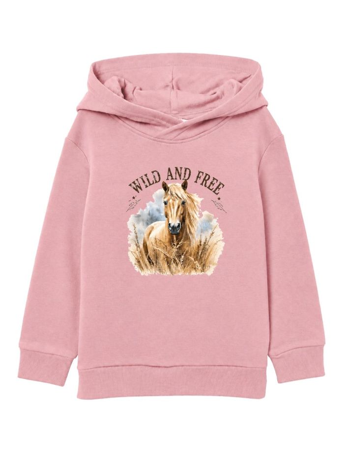 Girls' sweatshirt WILD and FREE