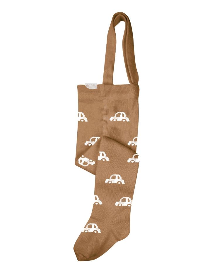 Kid's tights with braces BAMBOO CARS