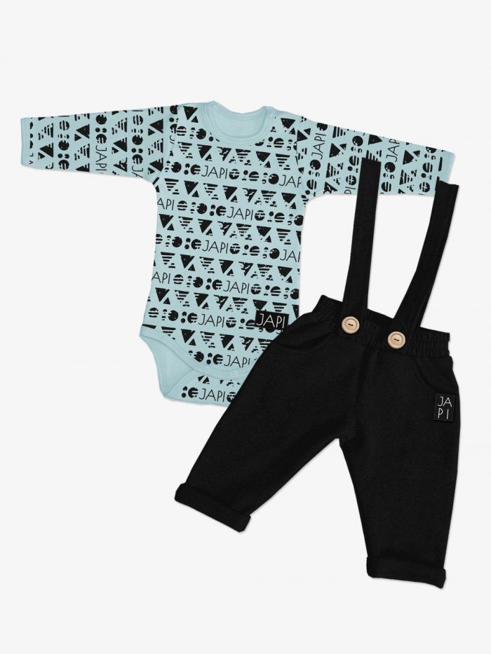 Long-sleeved set Triangle