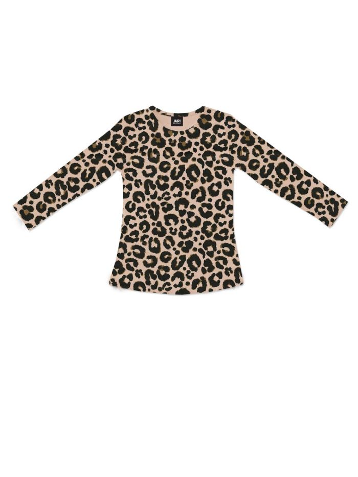 Long-sleeved T-shirt  LEOPARD