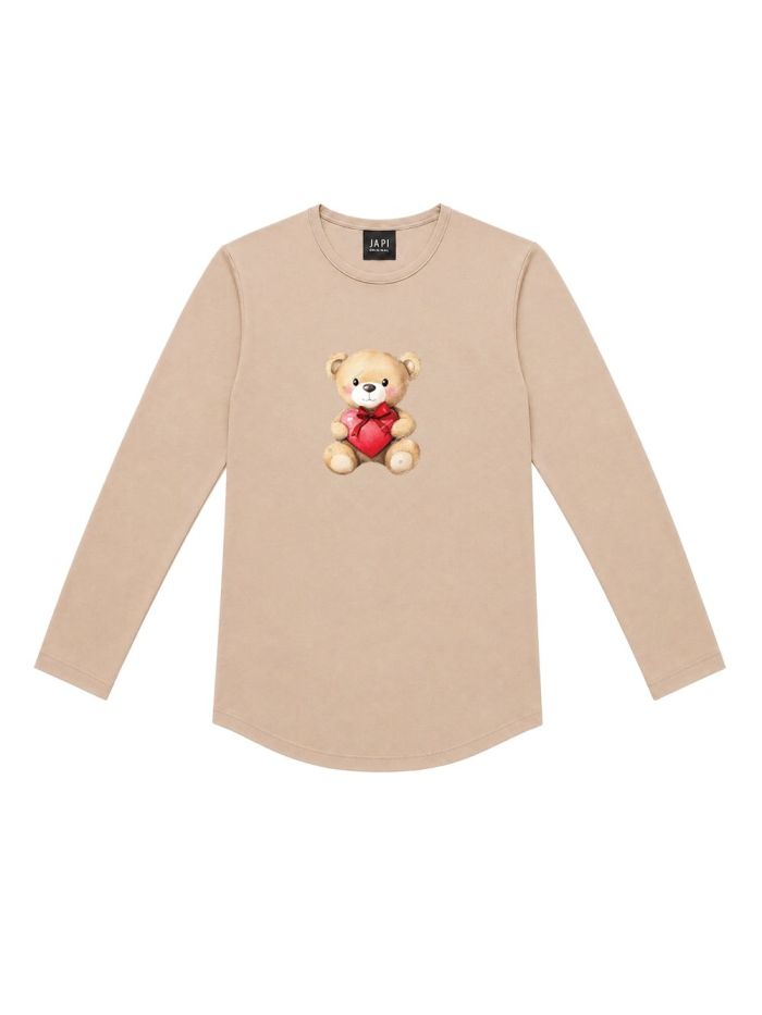 Long-sleeved T-shirt TEDDY LOVE
