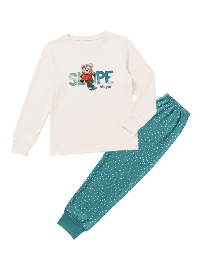 Men's long-sleeved pajamas SLOPE RIDER