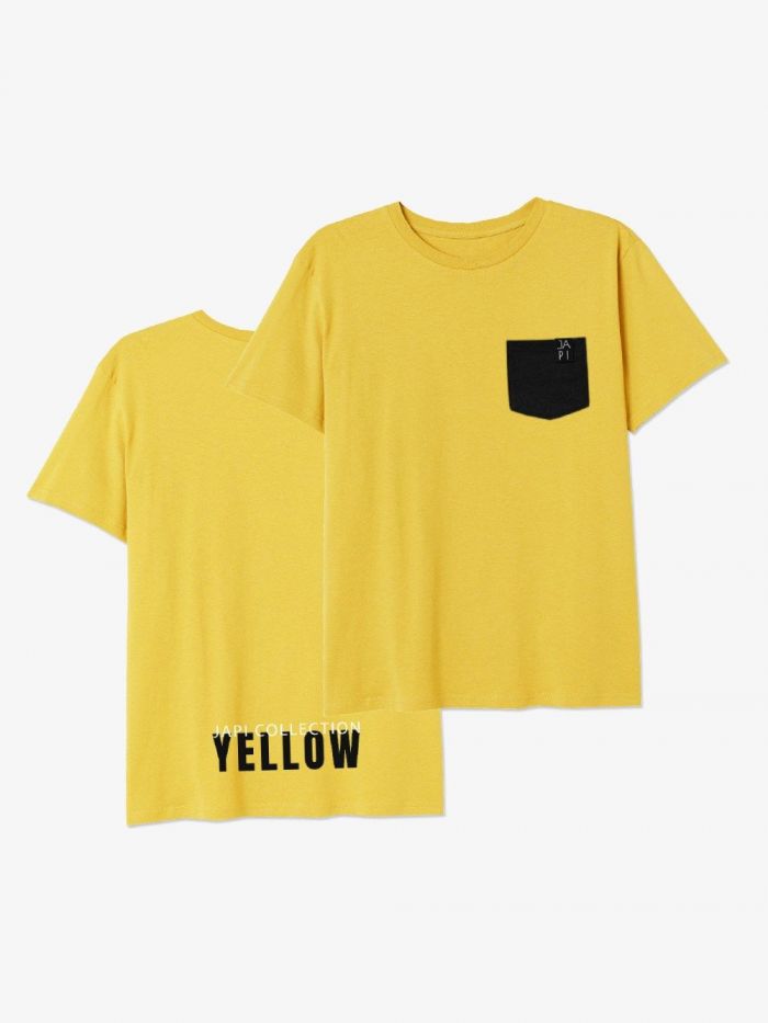 Men's T-shirt Yellow