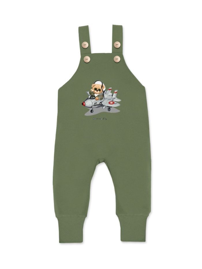 Pants with braces BORN TO FLY