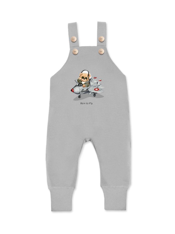 Pants with braces BORN TO FLY