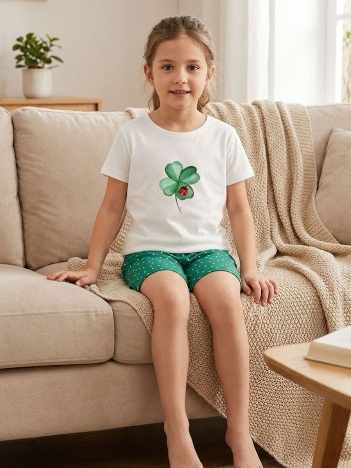 Pyjamas  FOR LUCK with short sleeves