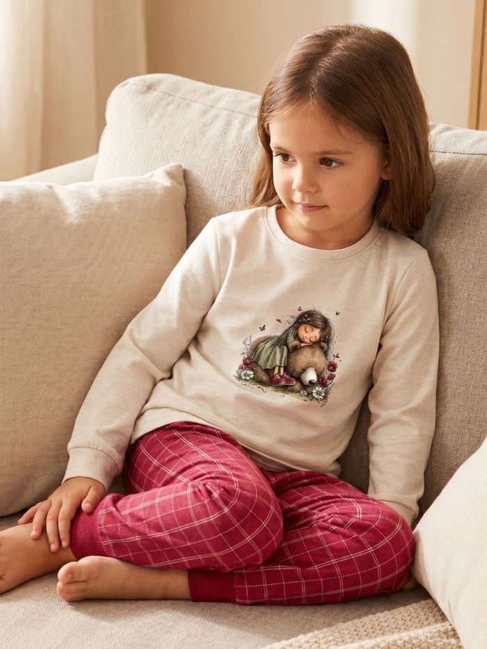 Pyjamas GIRL and BEAR