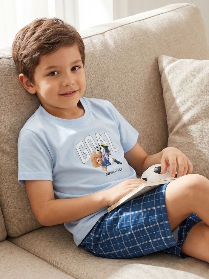 Pyjamas GOAL with short sleeves