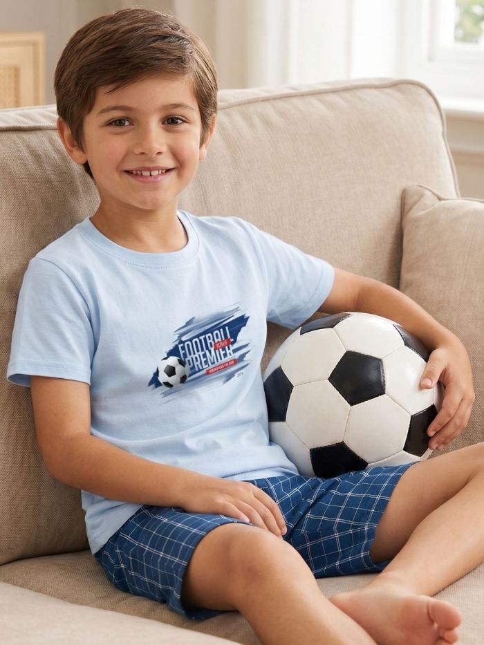 Pyjamas LEAGUE with short sleeves