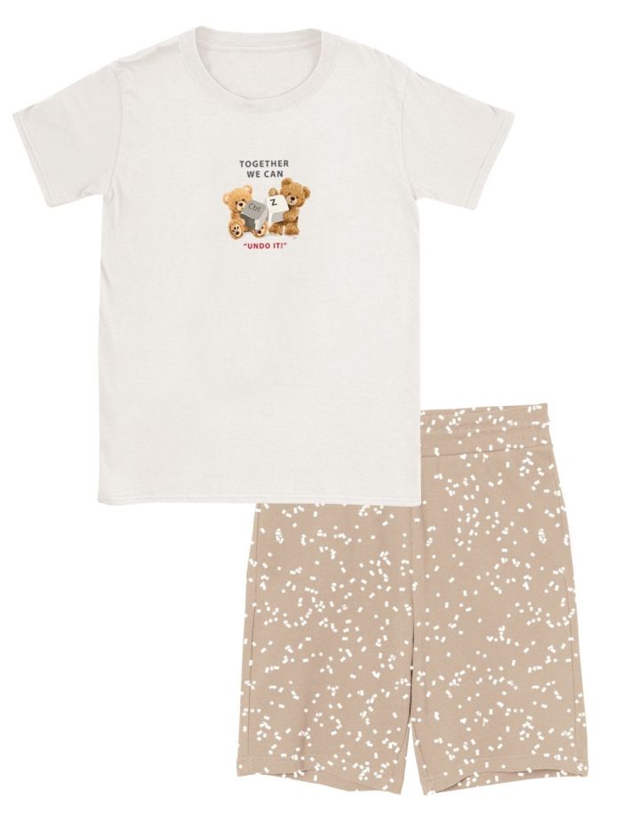Pyjamas TOGETHER with short sleeves