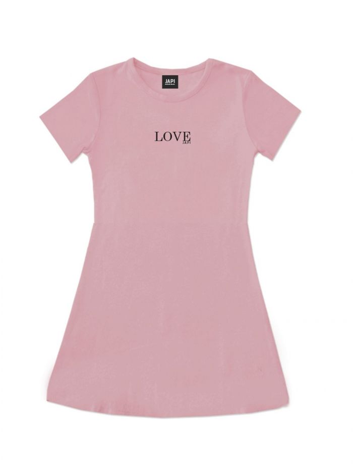 Short-sleeved dress LOVE