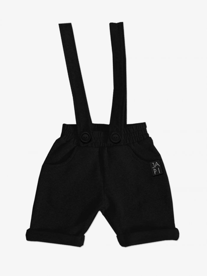 Shorts with suspenders Charcoal