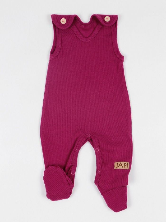 Sleeveless footie BASIC GIRL