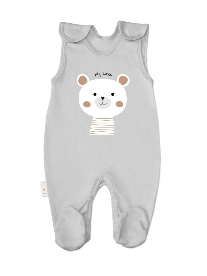 Sleeveless footie TEDDY