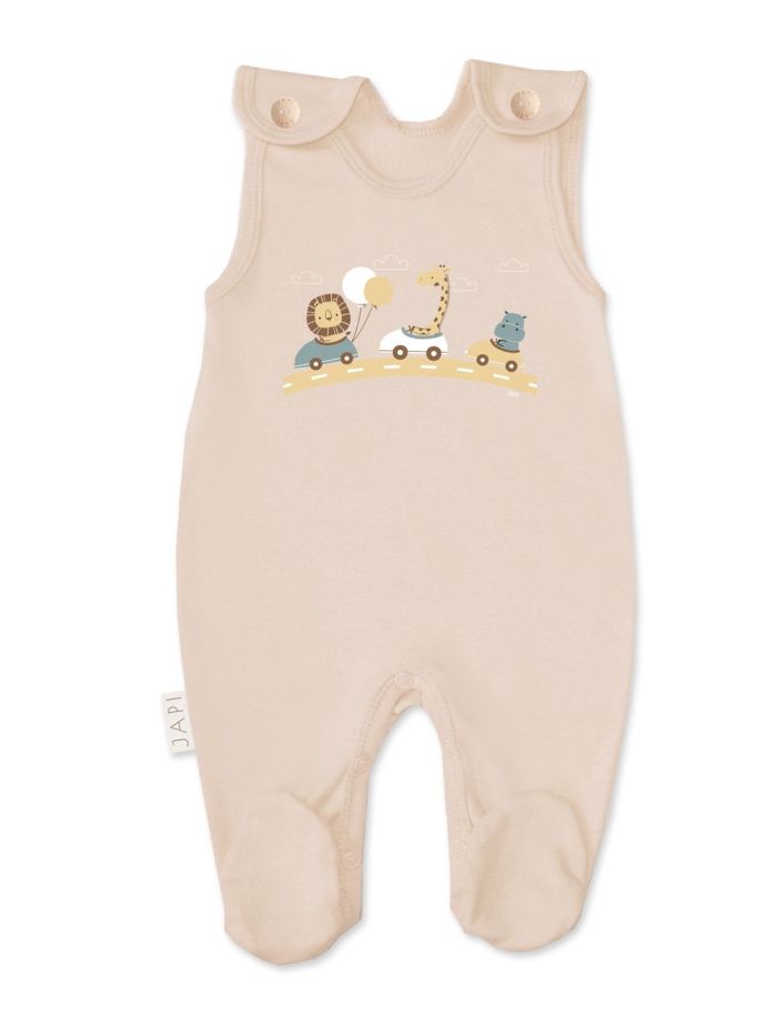 Sleeveless footie TRAIN