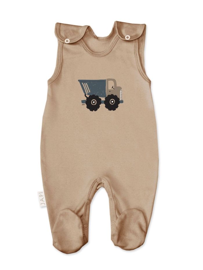 Sleeveless footie TRUCK