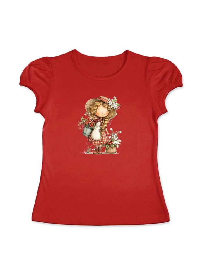 T-shirt with short sleeves CHERRY GIRL