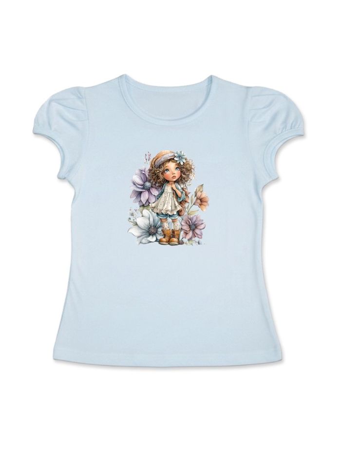 T-shirt with short sleeves FLOWER GIRL