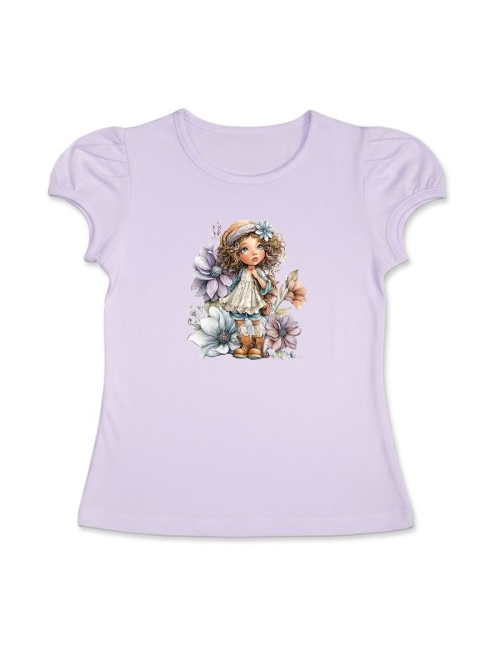T-shirt with short sleeves FLOWER GIRL