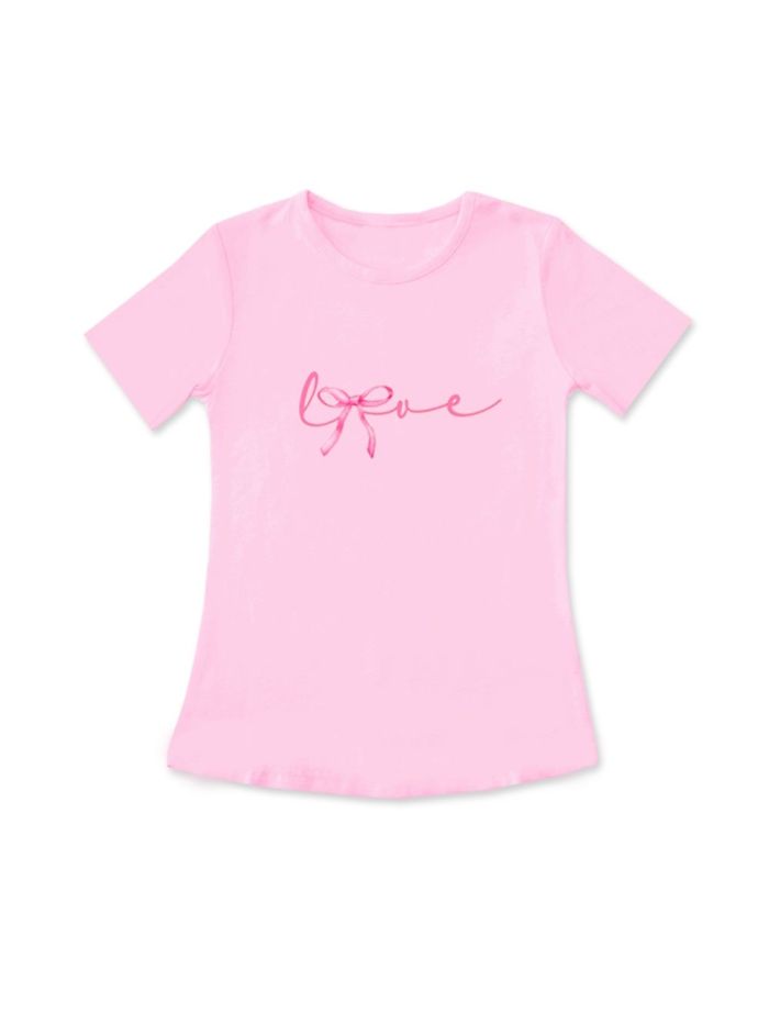 T-shirt with short sleeves LOVE RIBBON