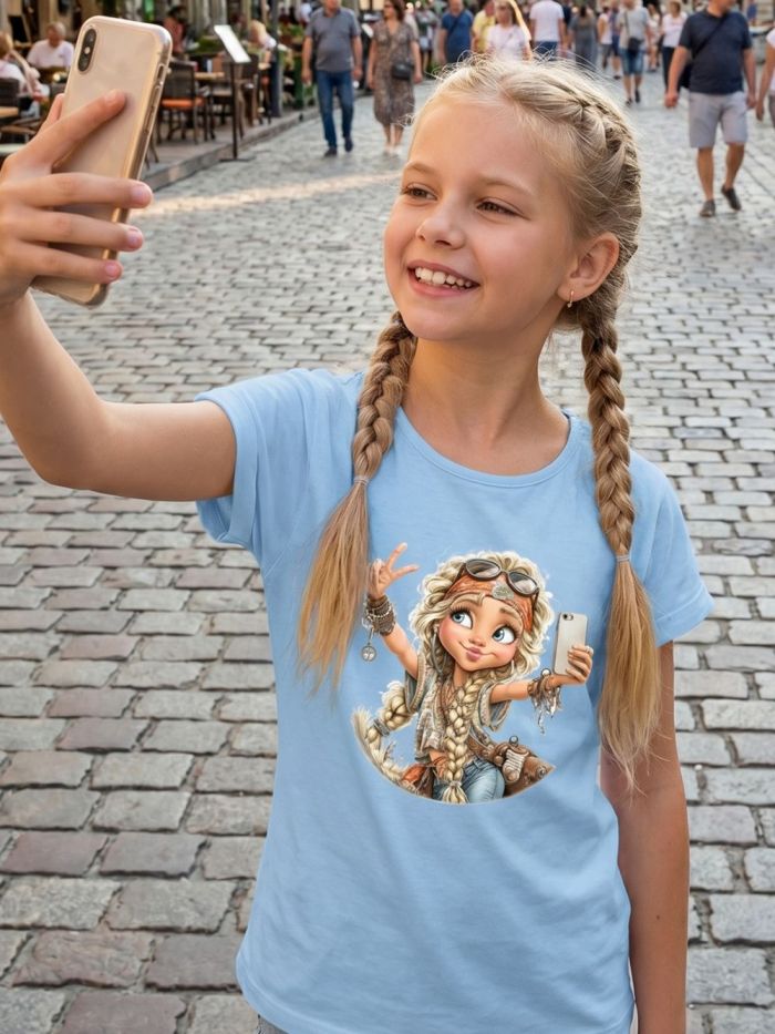 T-shirt with short sleeves SPIRIT SELFIE