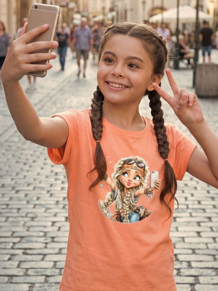 T-shirt with short sleeves SPIRIT SELFIE
