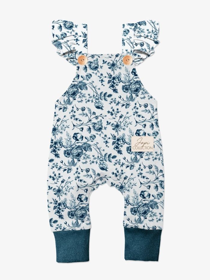 Trousers with suspenders ICE ROSE