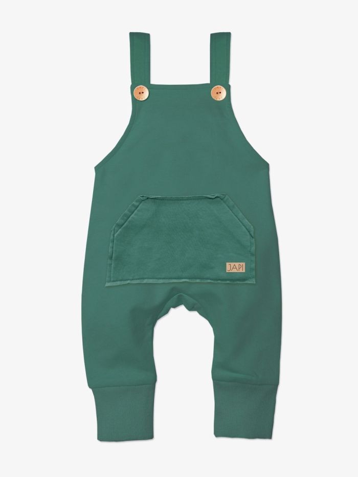 Trousers with suspenders STONE