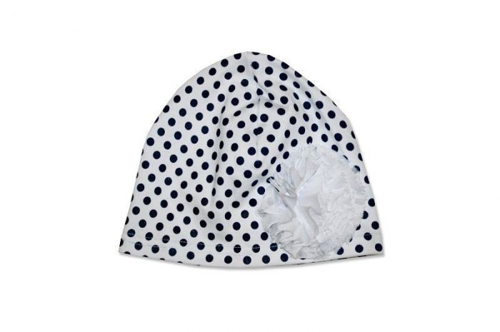 Warm hat Dots Flower